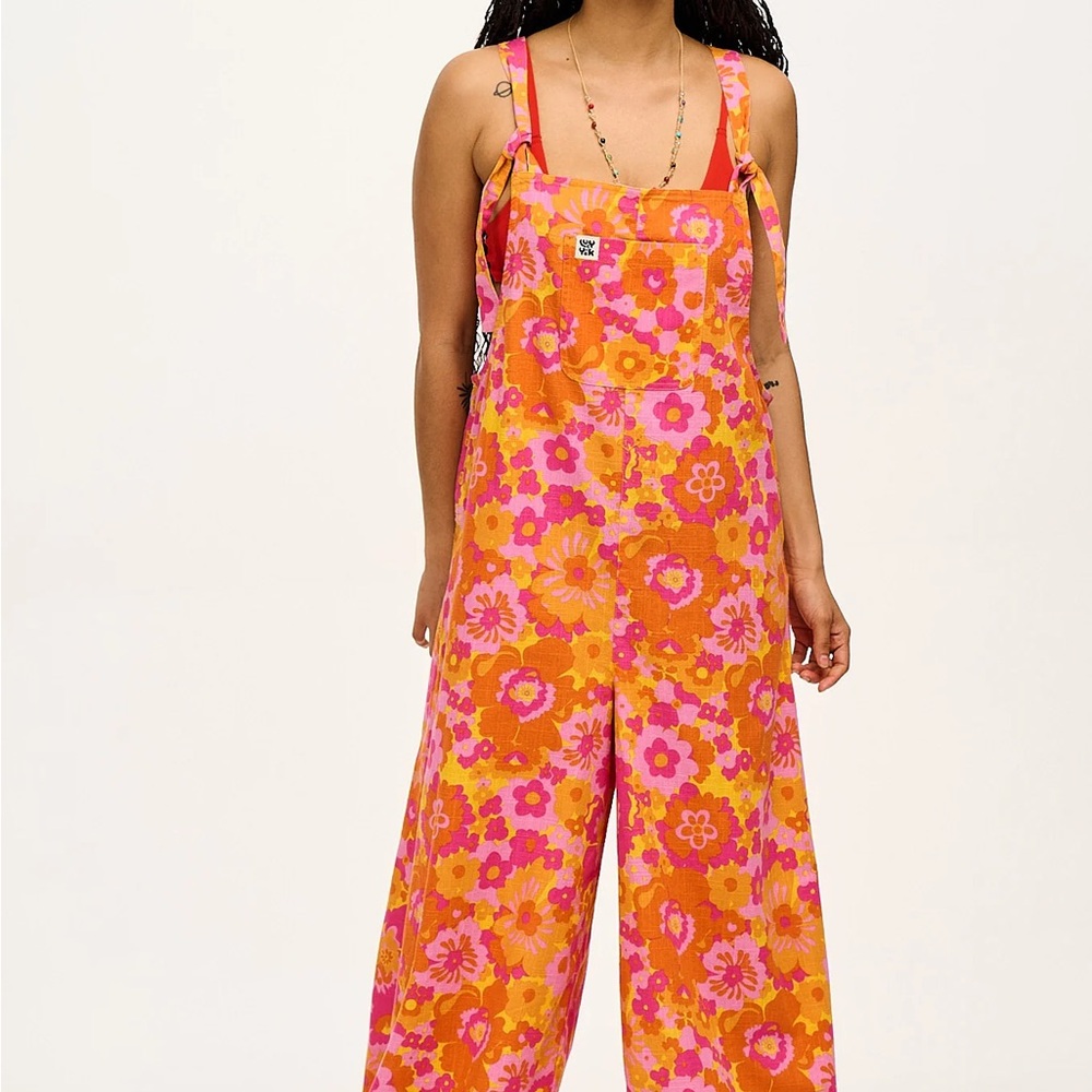 Lucy and Yak marigold dungarees jumpsuit